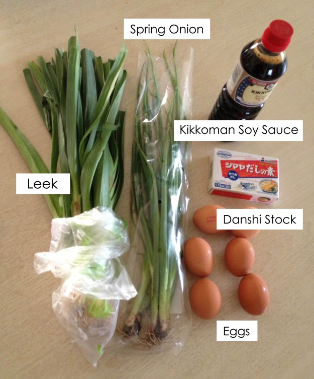 Some ingredients for the ajitama